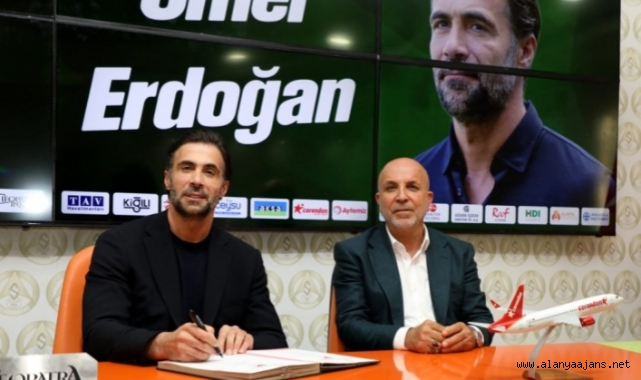 Alanyaspor teknik direktör Ömer Erdoğan ile anlaşma imzaladı