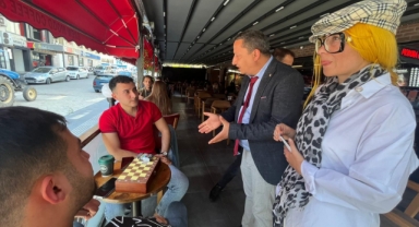 Çetinkaya ve Benzer’den esnaf ziyareti