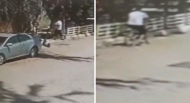 Alanya’da bisiklet hırsızlığı kameraya yansıdı