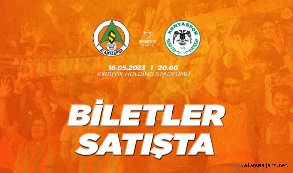 Alanyaspor-Konyaspor maç biletleri satışa sunuldu