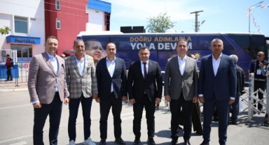 Başkan Yücel’den ‘Bozkurt selamlı’ Erdoğan coşkusu