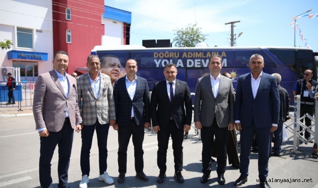 Başkan Yücel’den ‘Bozkurt selamlı’ Erdoğan coşkusu