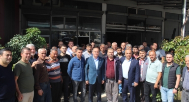 Çakır'a sanayi esnafından tam destek