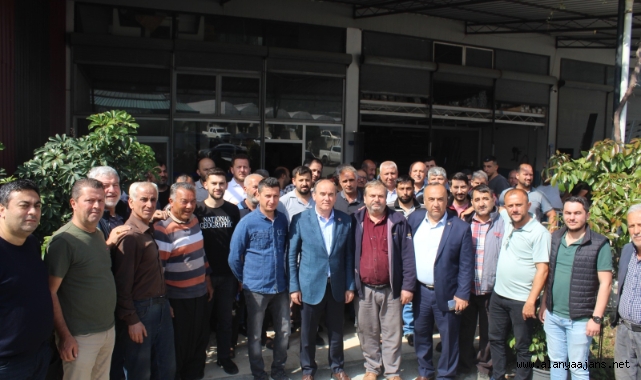 Çakır'a sanayi esnafından tam destek