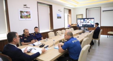 Kaymakam Ürkmezer Seçim Güvenliği Toplantısı’na katıldı