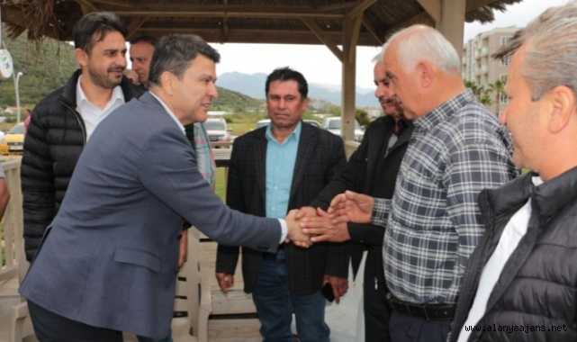 Murat Özçelik, Gazipaşalı muhtarlar ile bir araya geldi