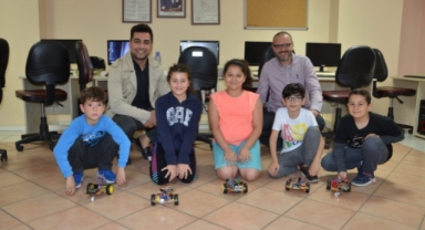 Alanya ATABEM’den bir ilk Bluetooth kontrollü araba projesi