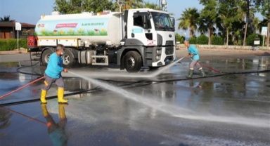 Alanya Belediyesi’nden bayram temizliği