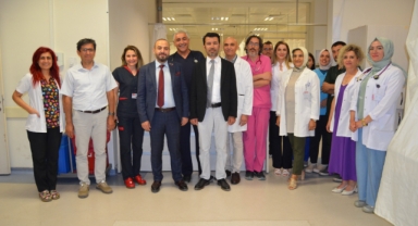 İl Sağlık Müdürü Karahan’dan Başhekim Yılmaz Güler’e ziyaret