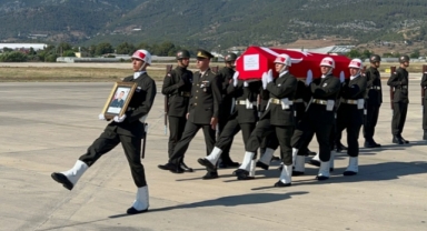 Şehit Uzman Çavuş Aras’ın cenazesi Alanya’ya getirildi