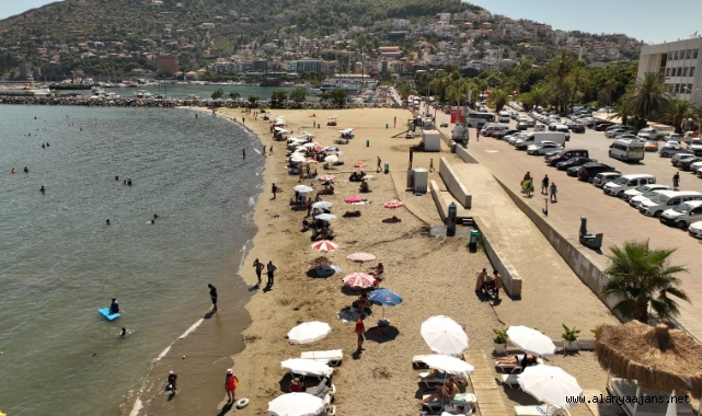 Alanya’da Galip Dere Plajı halktan yoğun ilgi görüyor
