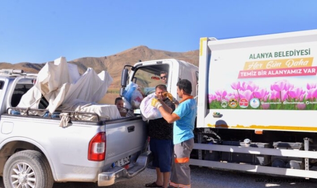 Alanya Belediyesi yaylaların çöp sorununu çözdü