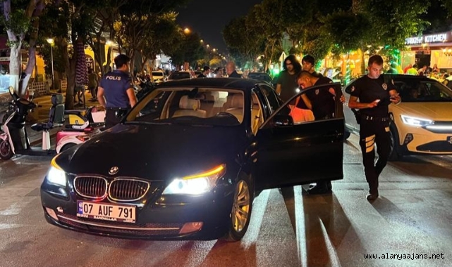Alanya'da asayiş ve trafik uygulaması gerçekleştirildi