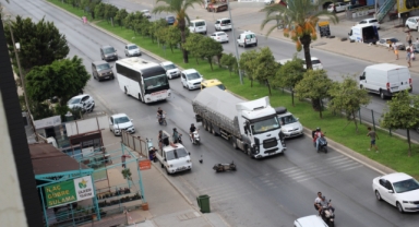 Alanya’da otomobil ile motosiklet çarpıştı: 1 yaralı