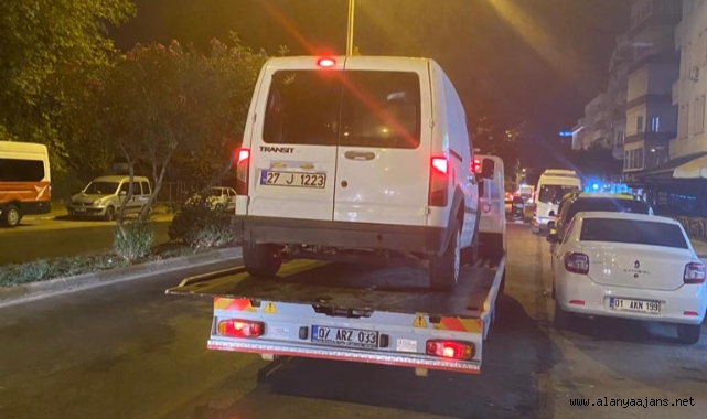 Alanya’da polis ekipleri affetmedi!