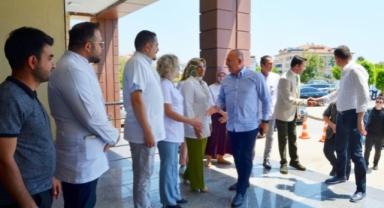 Çavuşoğlu'ndan Alanya'da hastane ziyareti