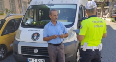Alanya’da 4 okul servis aracına para cezası uygulandı