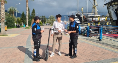 Alanya’da E-Scooter kullanıcıları bilgilendirildi