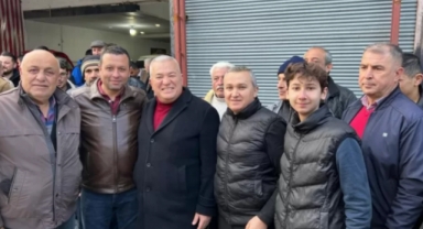 Şahin sanayi esnafıyla buluştu