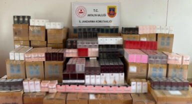 Alanya’da 4 milyon TL değerinde kaçak parfüm ele geçirildi