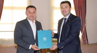 Başkan Yücel'den tarihi protokol