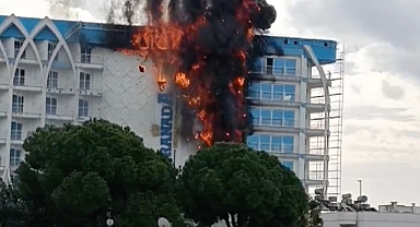 Açılış hazırlığı yapan otel yandı