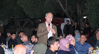 Özçelik, iftar sofrasına misafir oldu