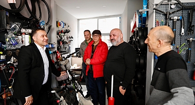 Yücel'e esnaf dopingi