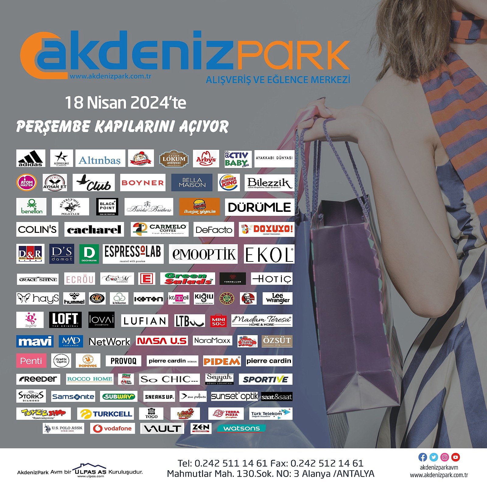 Akdeniz Park AVM Açılıyor