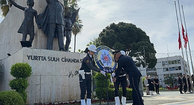 Alanya’da Polis Haftası çelenk bırakma töreniyle kutlandı