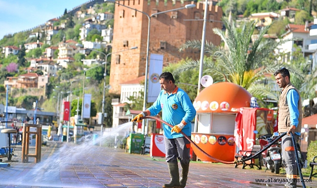 Alanya temizleniyor