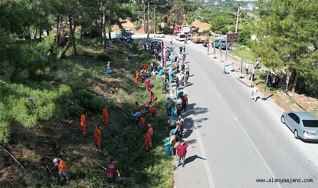 Alanya’da ‘Orman Benim’ kampanyası