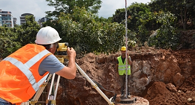 Büyükşehirden Oba'ya kanalizasyon hattı