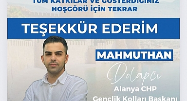 CHP'de gençler başkanı seçti