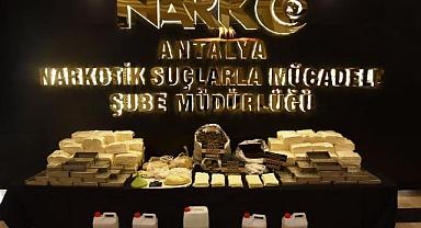 Antalya'da narkotik baskını