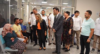 MV Çokal'dan hastanede inceleme