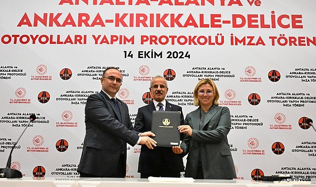 Antalya-Alanya Otoyolu yapım protokolü imzalandı