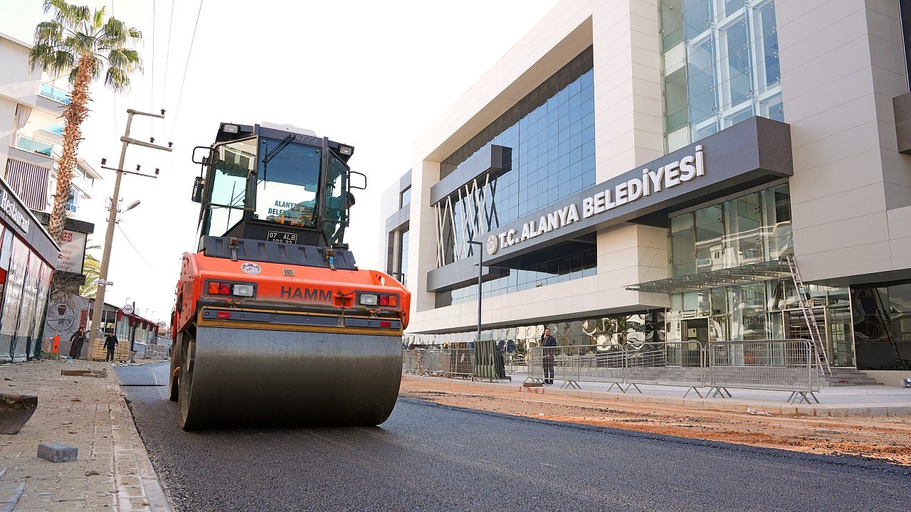 Belediye binasında işlem tamam