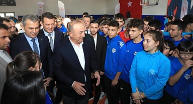 Çavuşoğlu yatırımları inceledi