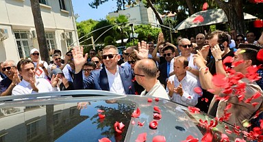Kaymakam Ürkmezer'e duygulandıran veda