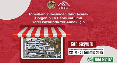GÖKBEL’DE PAZAR VE YEMEK ALANLARI İÇİN BAŞVURULAR BAŞLADI