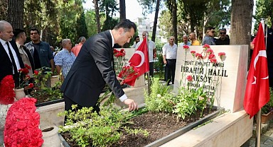 Şehitler anıldı
