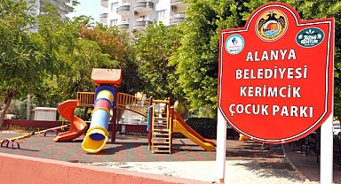 ALANYA BELEDİYESİ KERİMCİK PARKI’NI YENİLEDİ