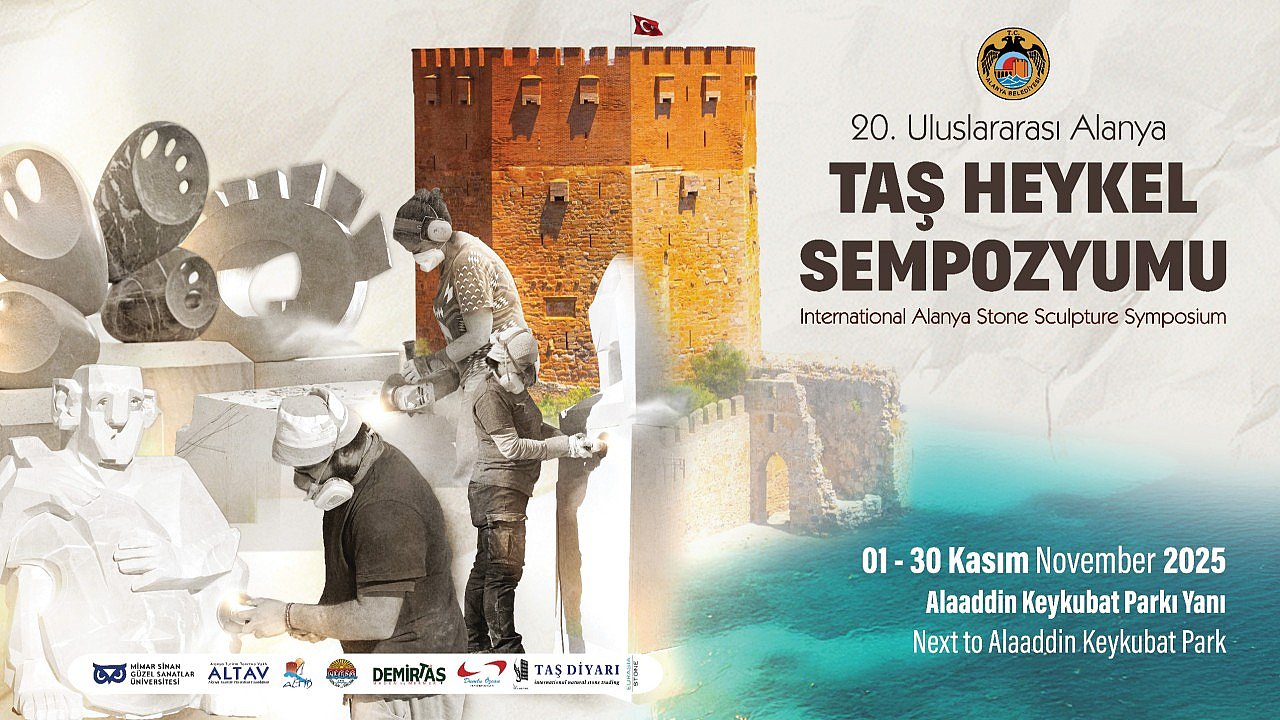 20. ULUSLARARASI ALANYA TAŞ HEYKEL SEMPOZYUMU BAŞVURULARI BAŞLADI