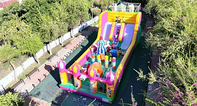 ALANYA BELEDİYESİ'NDEN ÇOCUKLARA MÜJDE! BALON PARK YENİLENDİ