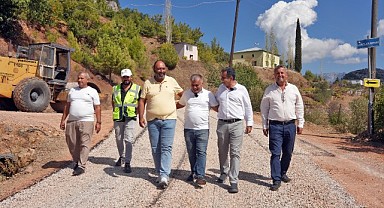 Çamlıca'ya 5 kilometre yeni asfalt