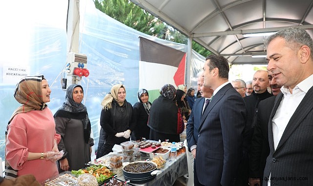 Alanya’da Gazze için dertlendi