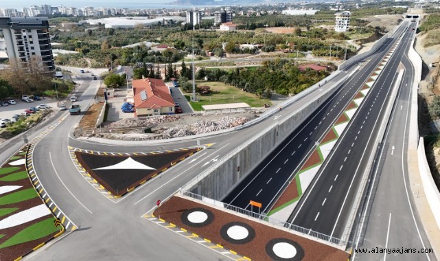 ALANYA DOĞU ÇEVRE YOLU VE DEMİRTAŞ KAVŞAĞI HİZMETE AÇILDI