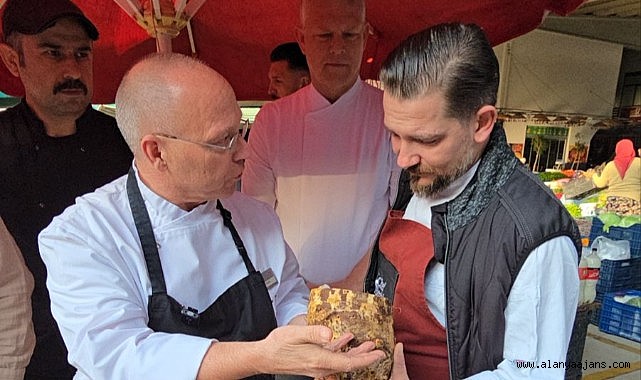 Dünyaca ünlü şefler Alanya pazarında