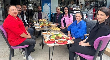 Akkuş  esnafa misafir oldu